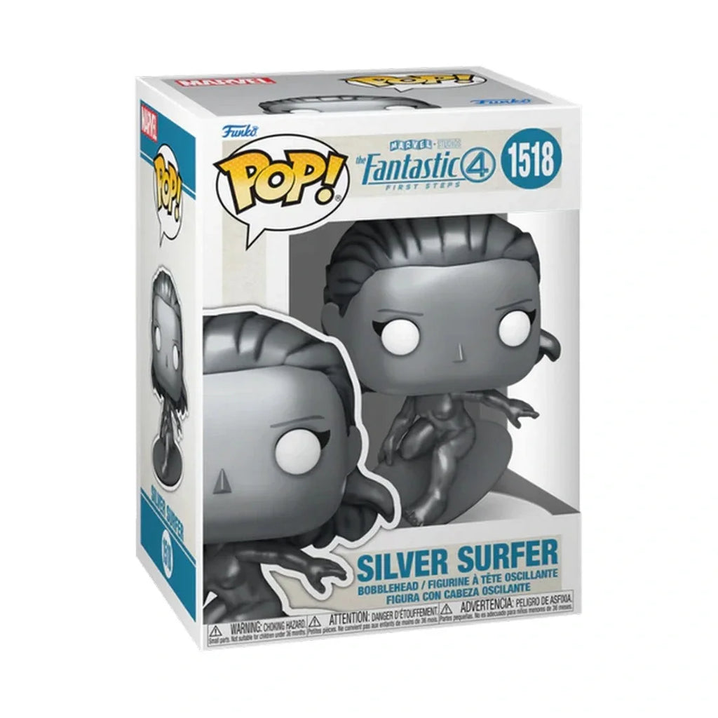 Funko POP Marvel Fantastic Four First Steps 1518 Silver Surfer Figür