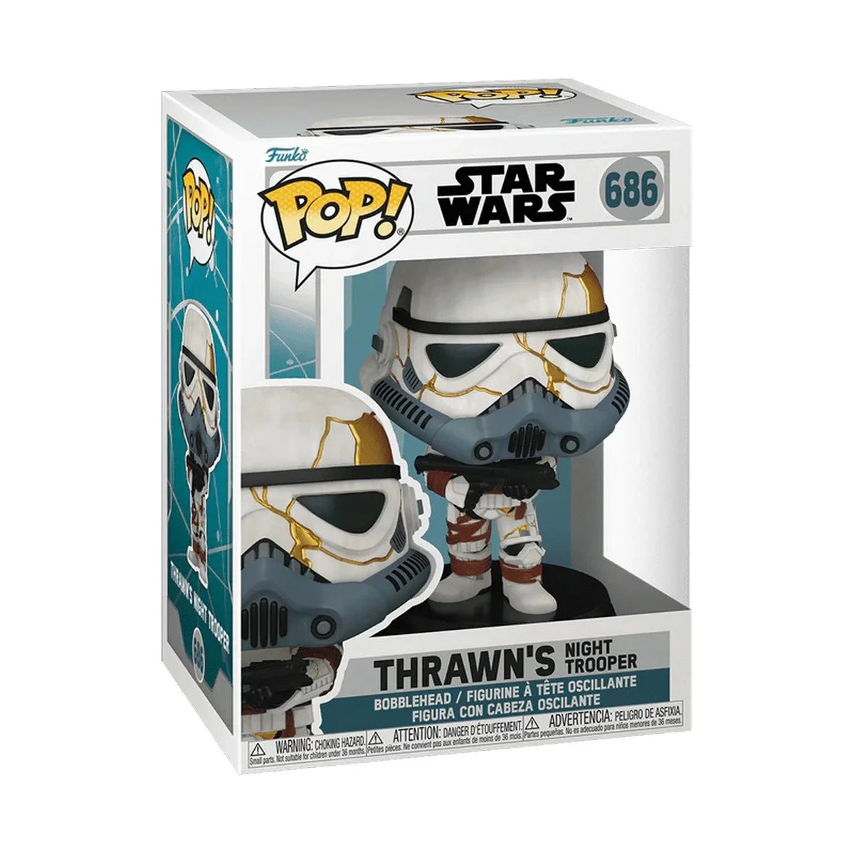 Funko POP! Star Wars Ahsoka Thrawn's Night Trooper with Blue Mouthpiece 76542